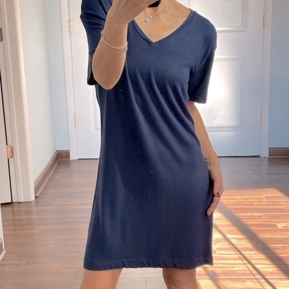 Lou&Grey Signature Soft Short Sleeves Tee Dress size XS - Picture 4 of 10